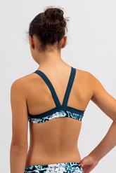 Girls Chlorine Proof Two Piece Top - Winter Blast